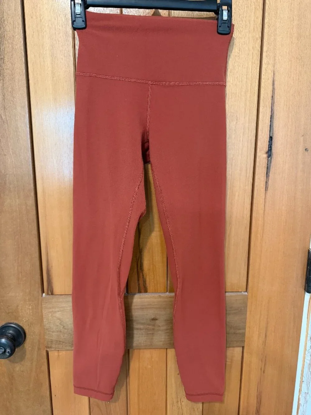 Lululemon Align High Rise 25” Orange/Rust Yoga Pants Leggings Size 4